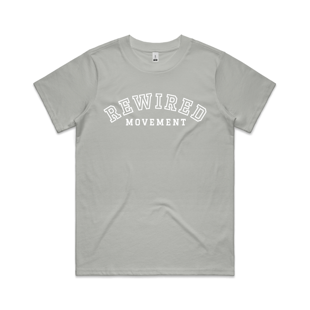 Rewired Varsity Relaxed Fit Tees (Ladies - AS Colour Classic Tee 4026)