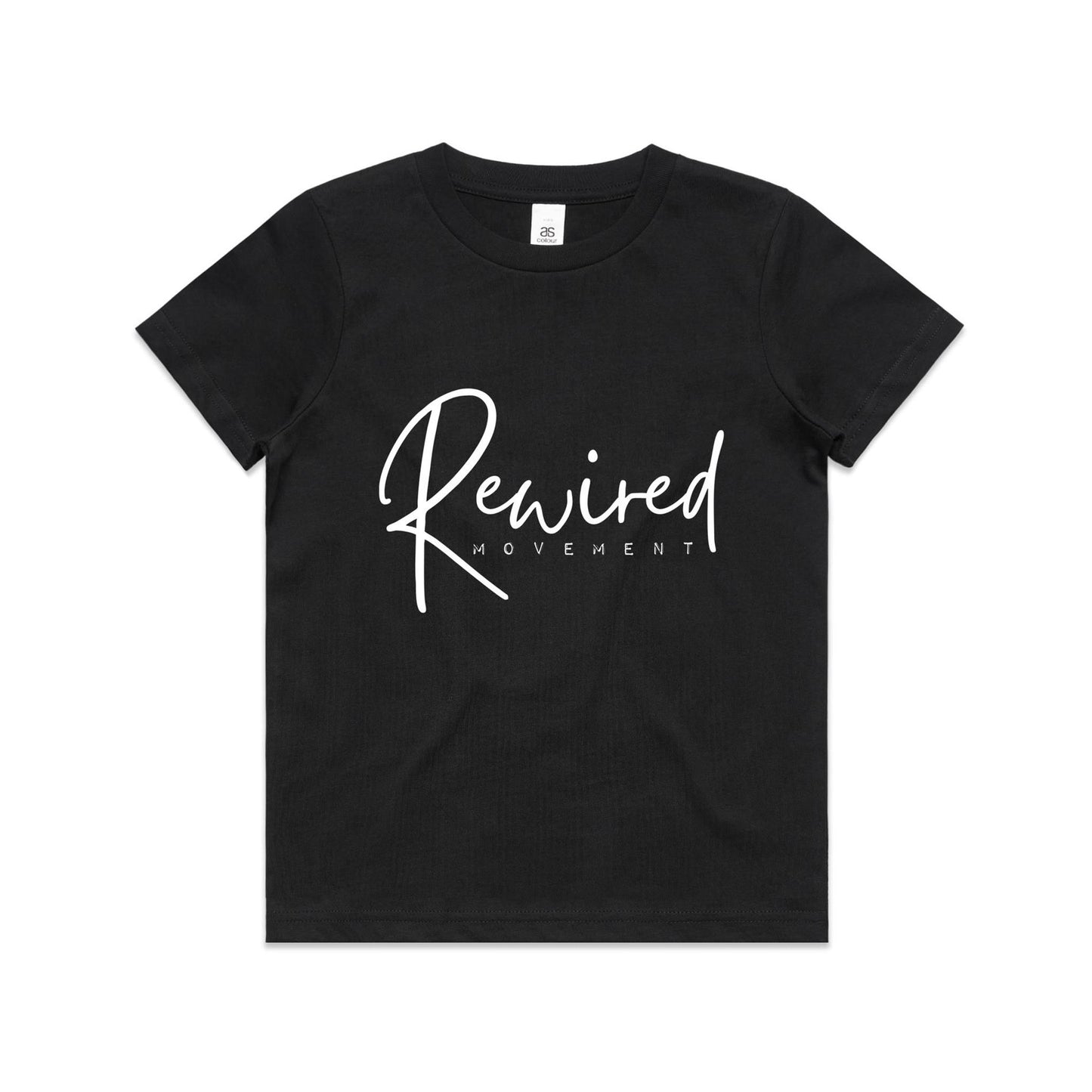 Kids - Rewired - Running Writing (AS Colour - Youth Staple Tee)
