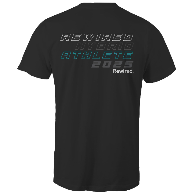 Mens Hybrid Athlete Tee - Black or White (AS Colour Staple Tee 5001)