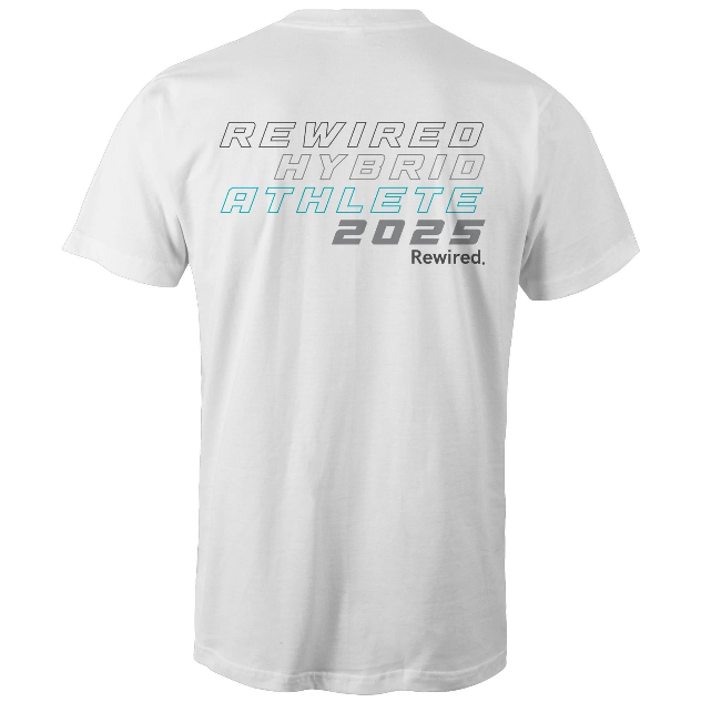 Mens Hybrid Athlete Tee - Black or White (AS Colour Staple Tee 5001)