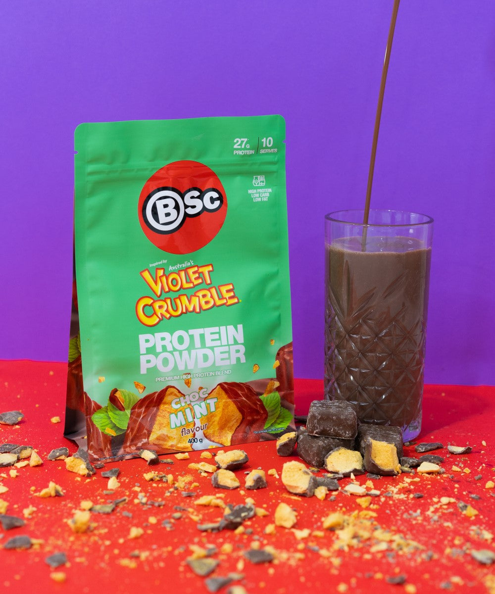 BSc x Violet Crumble Protein Powder