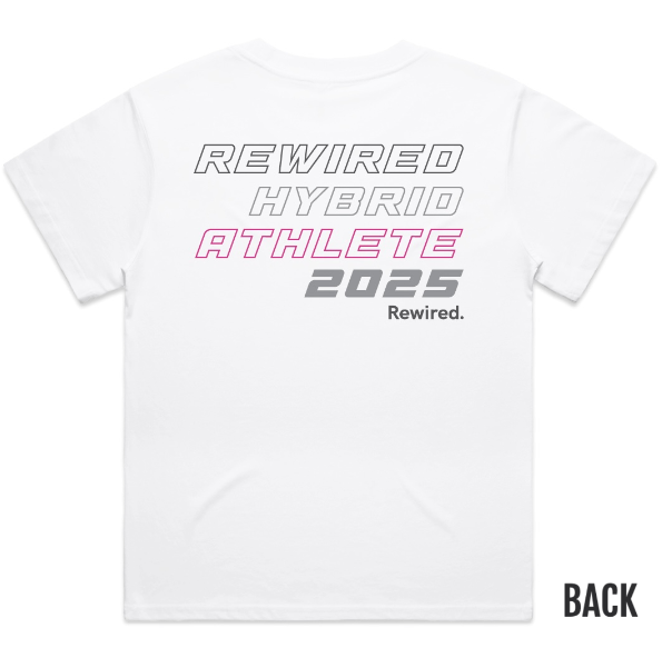 Womens Hybrid Athlete Tee - Black or White (AS Colour Martina Tee 4006)