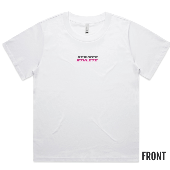 Womens Hybrid Athlete Tee - Black or White (AS Colour Martina Tee 4006)