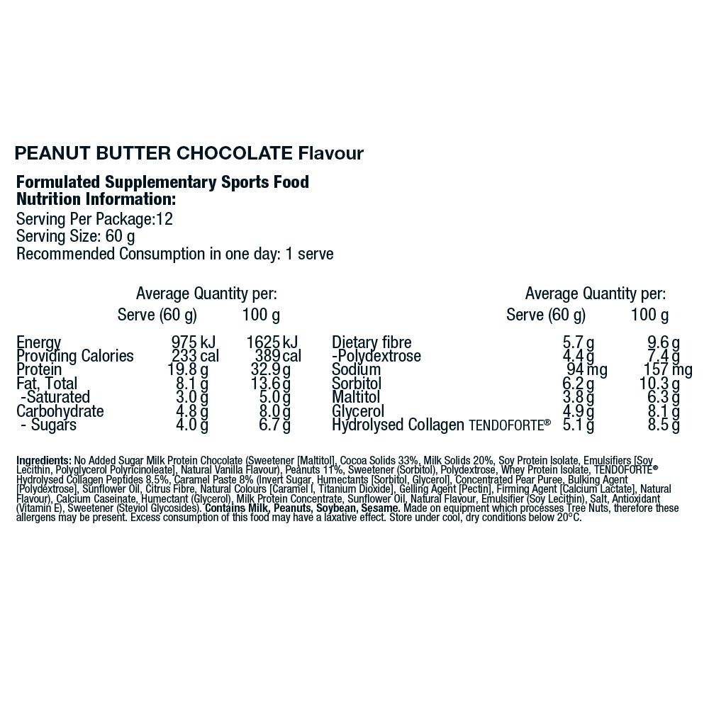 Low Carb Collagen Protein Bar 60g