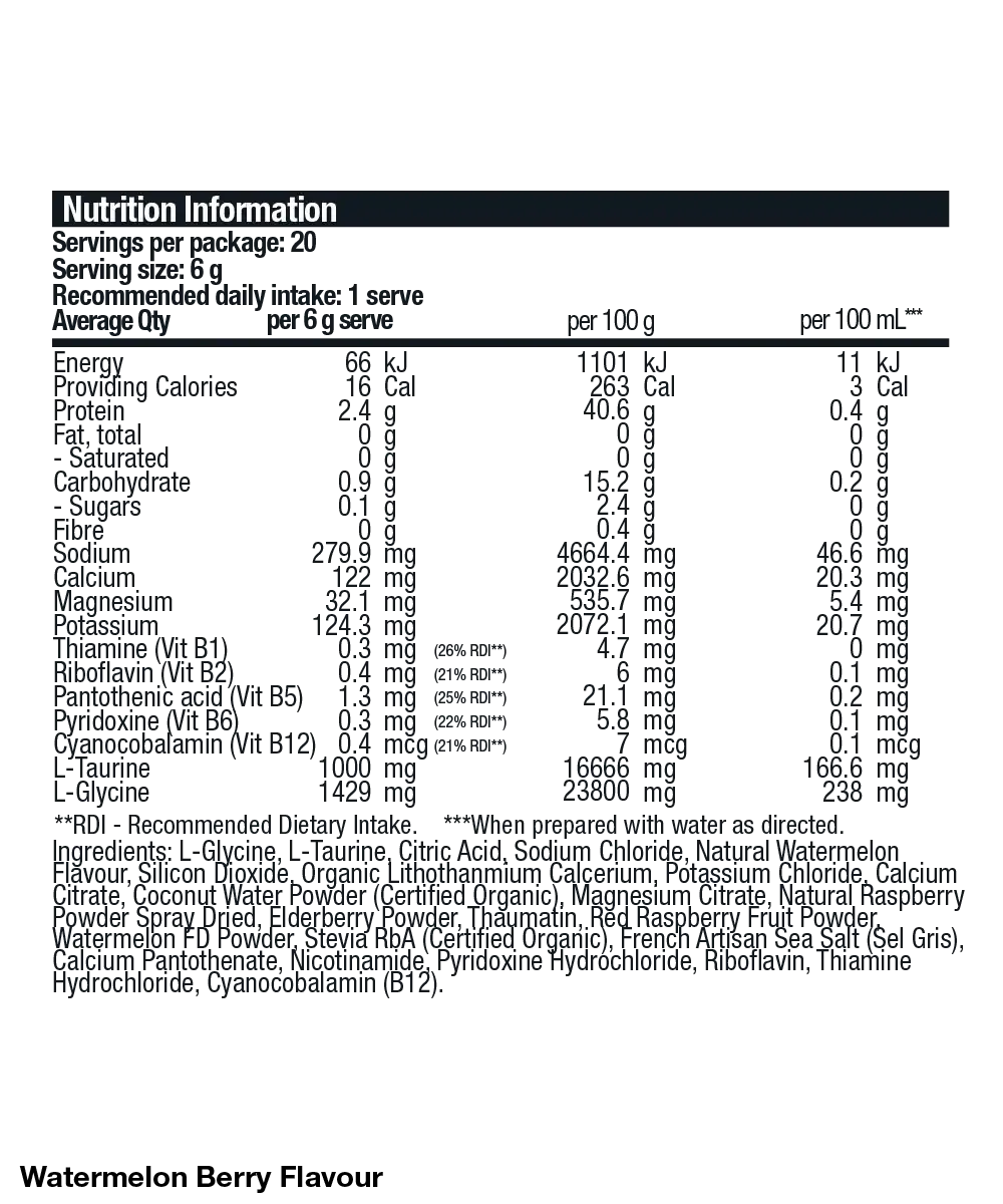 Electrolyte+ Hydration Mix