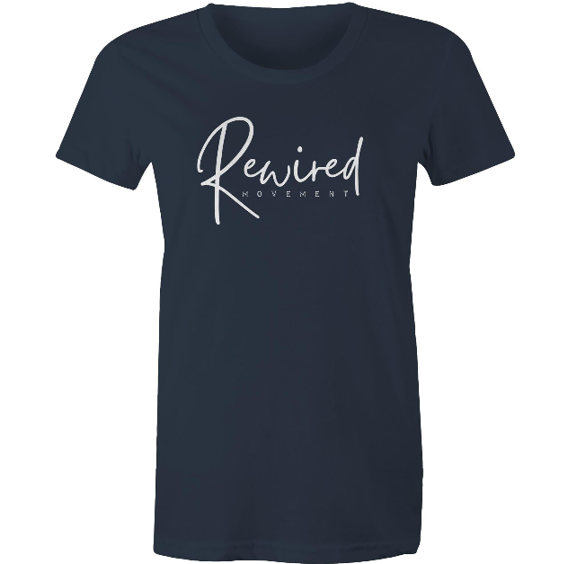 Women's Running Writing Tee - (AS Colour Women's Maple Tee 4001)