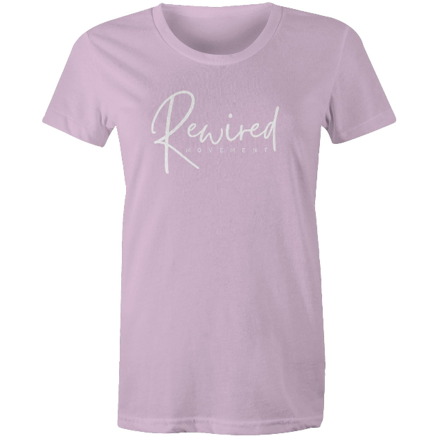 Women's Running Writing Tee - (AS Colour Women's Maple Tee 4001)