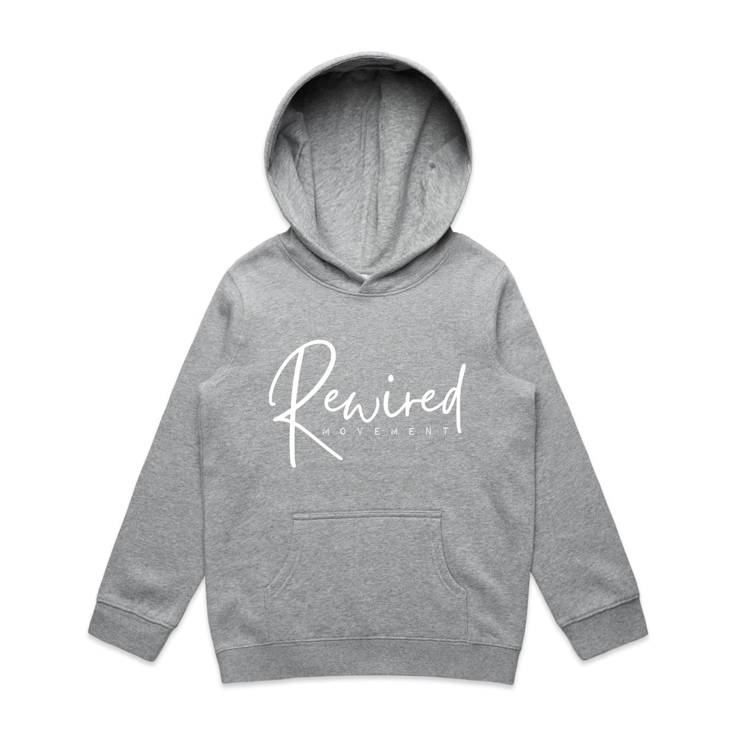 Kids - Rewired - Running Writing (AS Colour - Youth Supply Hood)