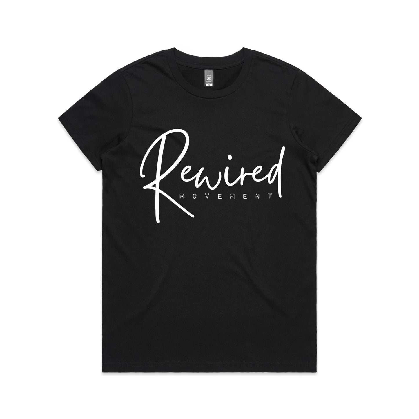 Rewired - Running Writing (AS Colour Women's Maple Tee)