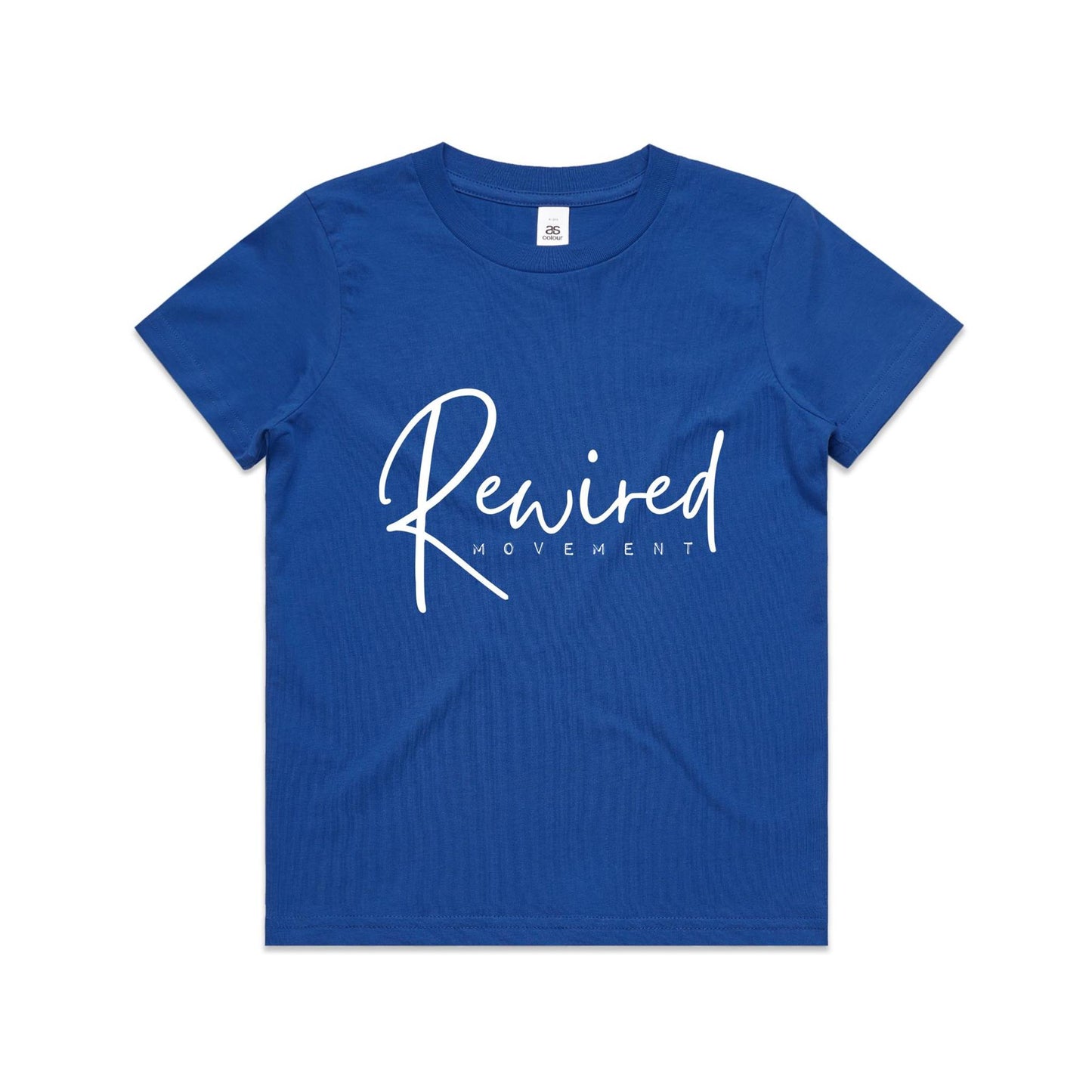 Kids - Rewired - Running Writing (AS Colour - Youth Staple Tee)