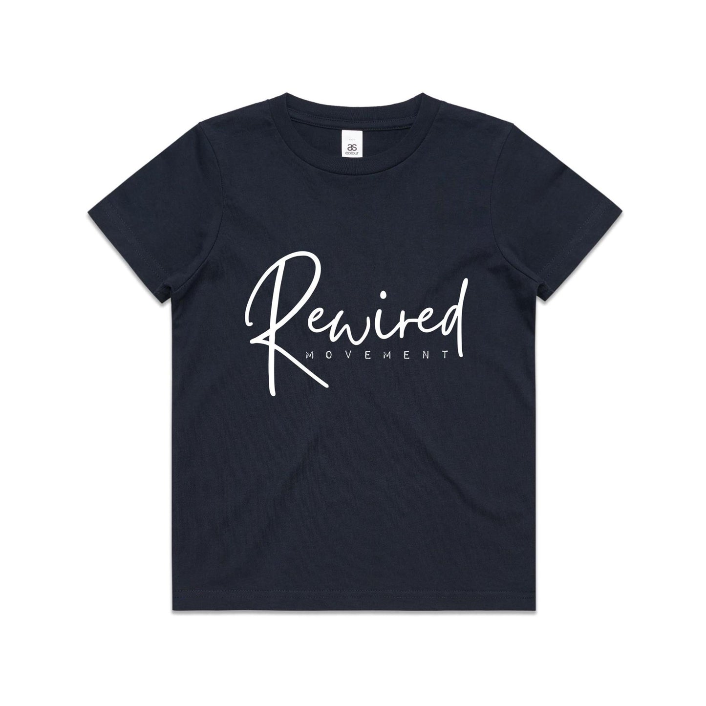 Kids - Rewired - Running Writing (AS Colour - Youth Staple Tee)