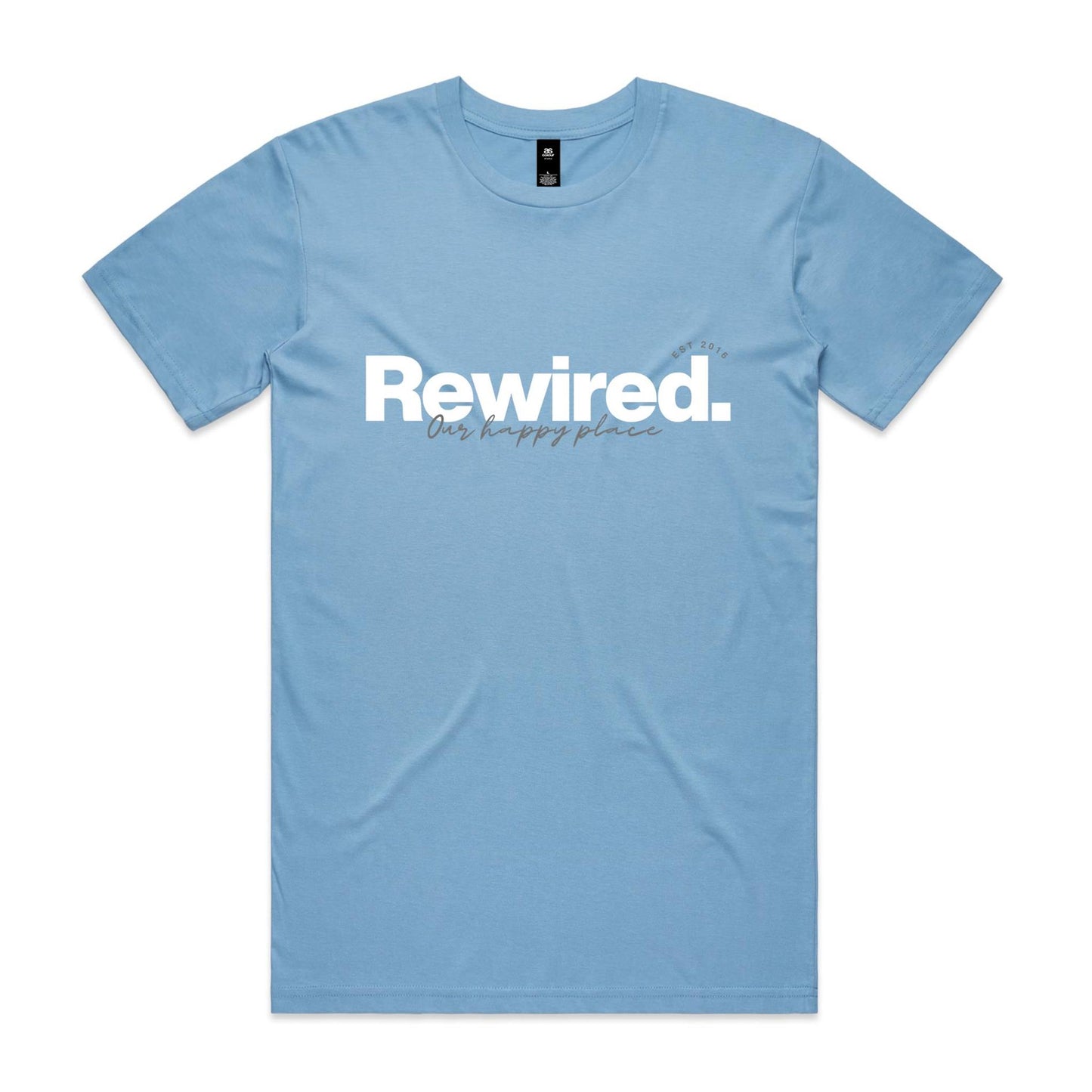 Our Happy Place (Grey) AS Colour Mens/Unisex Staple Tee