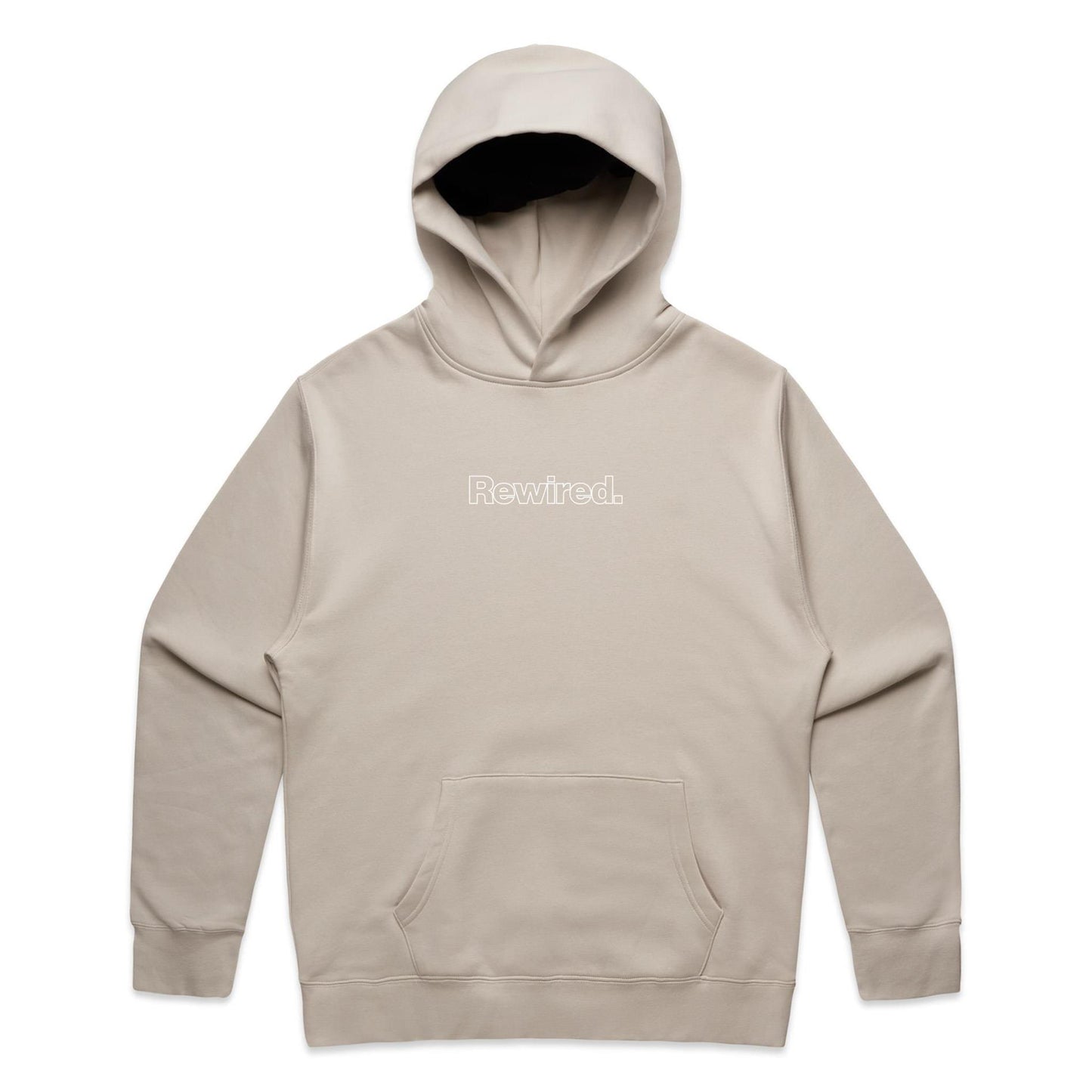 Rewired Our Happy Place Grey (AS Colour Relax Hood - Unisex)