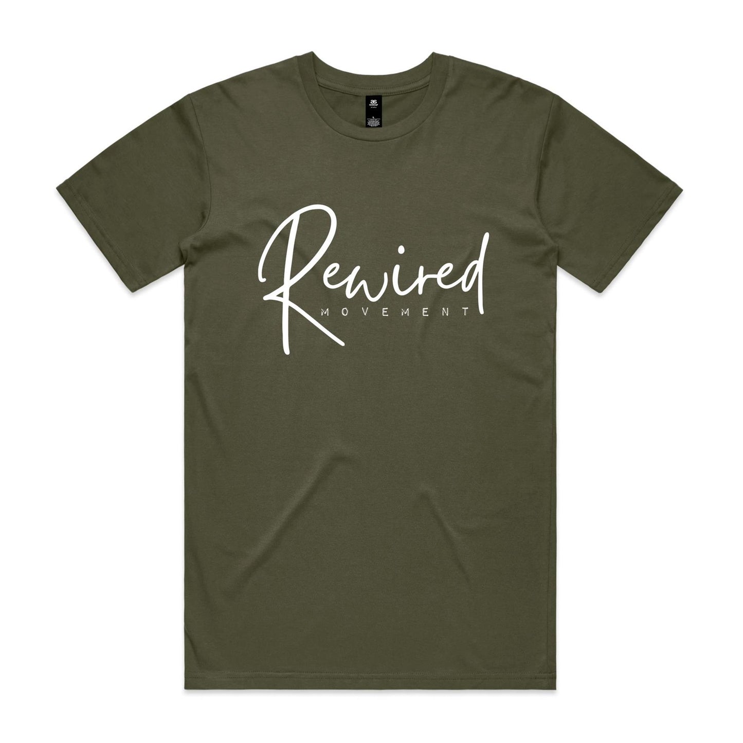 Rewired - Running Writing (AS Colour Staple Tee)