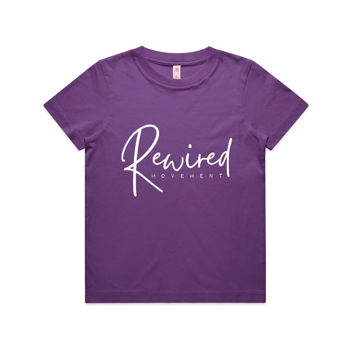 Kids - Rewired - Running Writing (AS Colour - Youth Staple Tee)