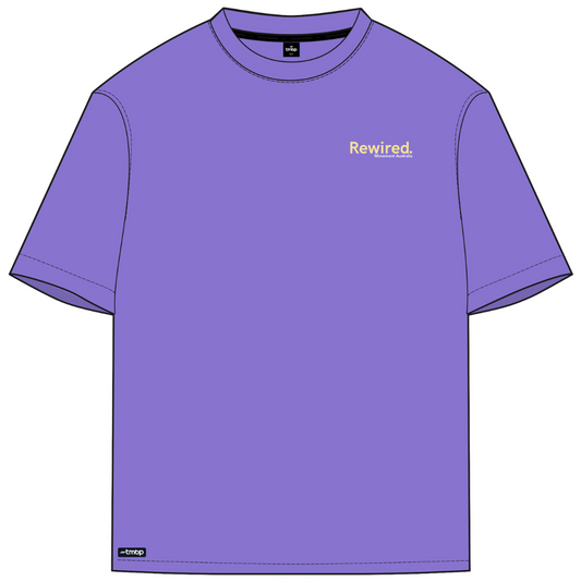 Purple Oversized Unisex Tee