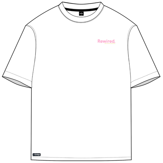 White Oversized Unisex Tee