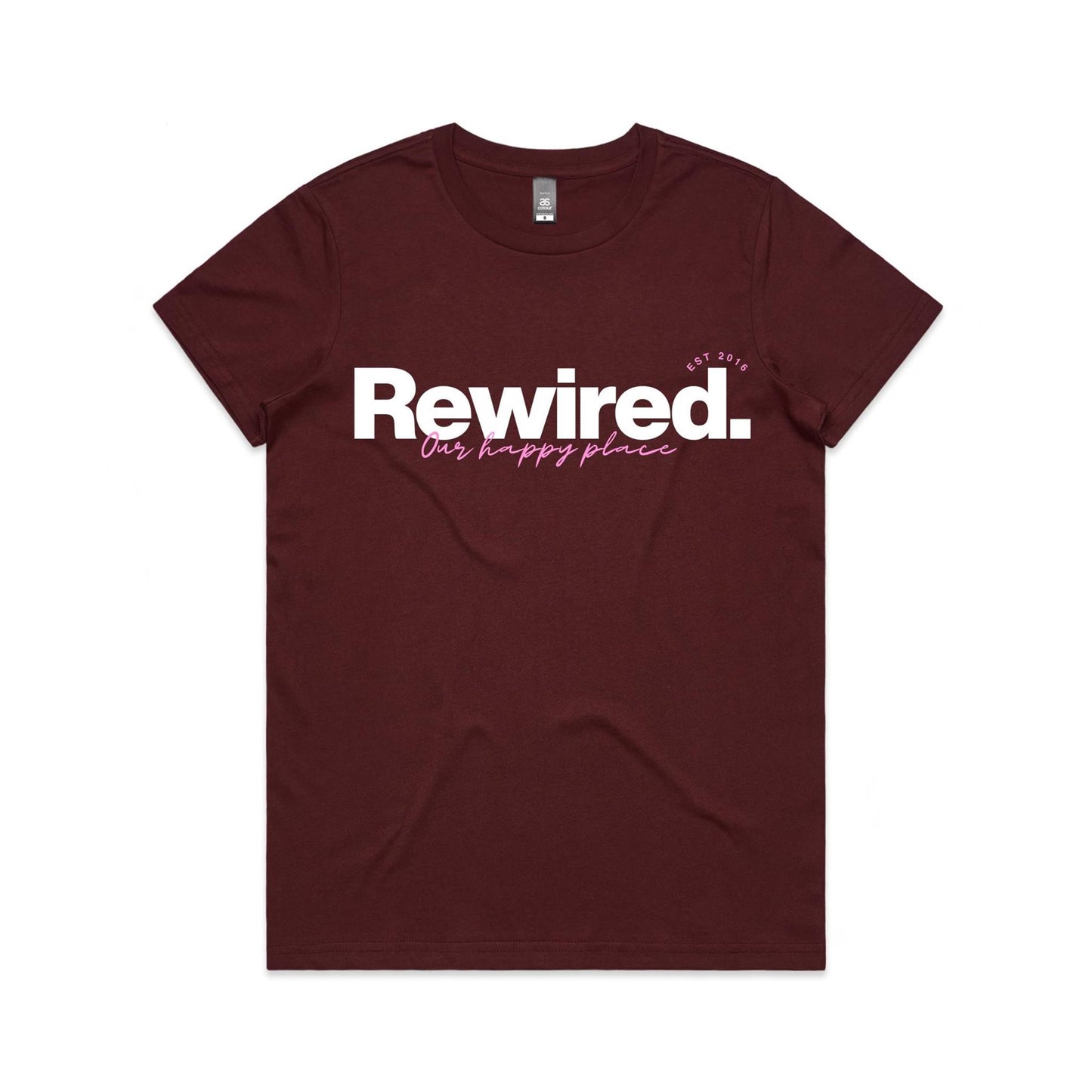 Our Happy Place (Pink) - AS Colour Women's Maple Tee