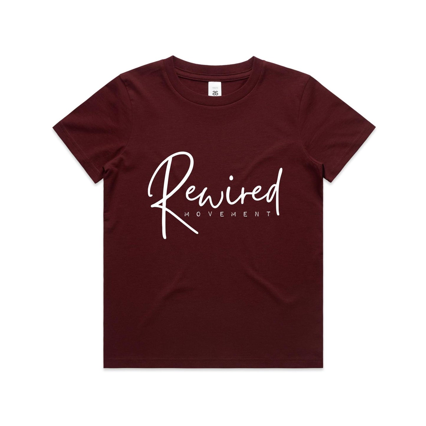 Kids - Rewired - Running Writing (AS Colour - Youth Staple Tee)
