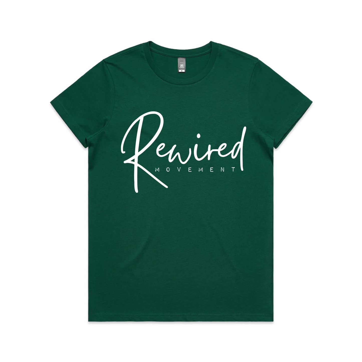 Rewired - Running Writing (AS Colour Women's Maple Tee)