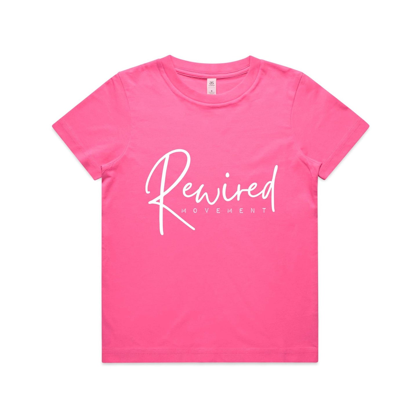 Kids - Rewired - Running Writing (AS Colour - Youth Staple Tee)