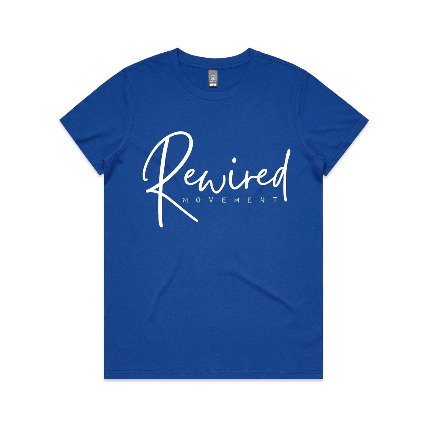 Rewired - Running Writing (AS Colour Women's Maple Tee)