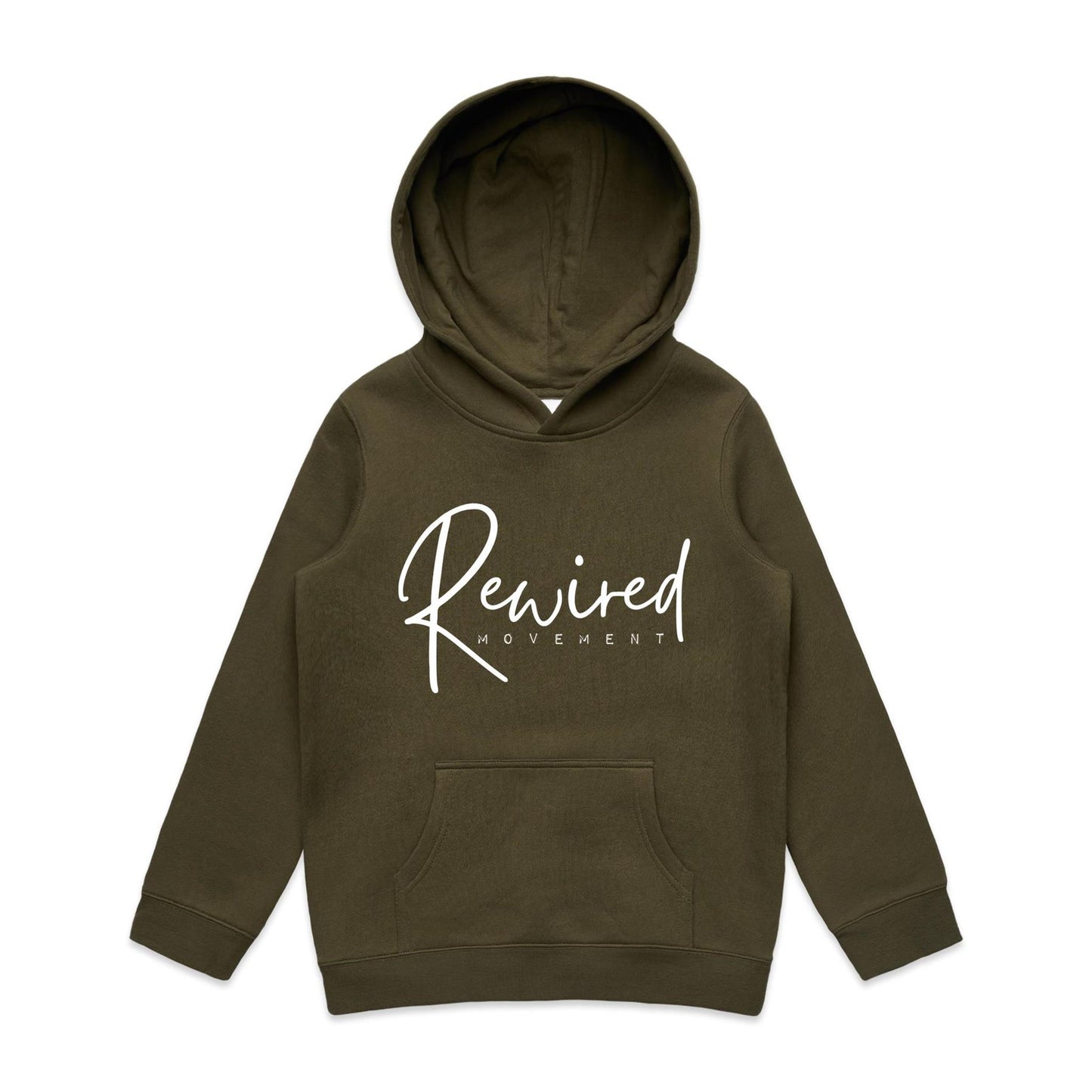 Kids - Rewired - Running Writing (AS Colour - Youth Supply Hood)