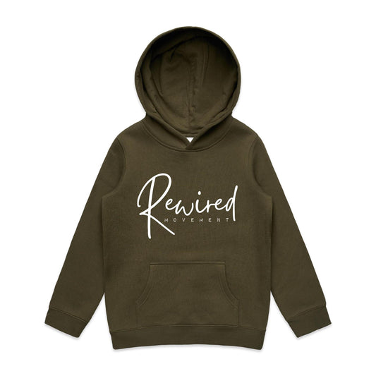 Kids - Rewired - Running Writing (AS Colour - Youth Supply Hood)