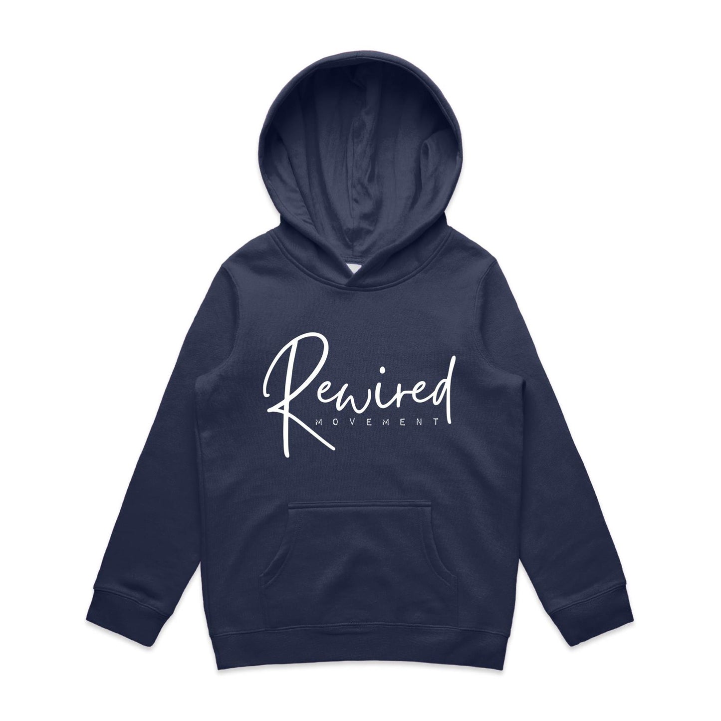 Kids - Rewired - Running Writing (AS Colour - Youth Supply Hood)