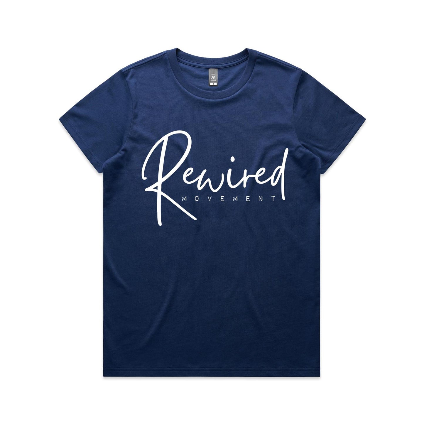 Rewired - Running Writing (AS Colour Women's Maple Tee)