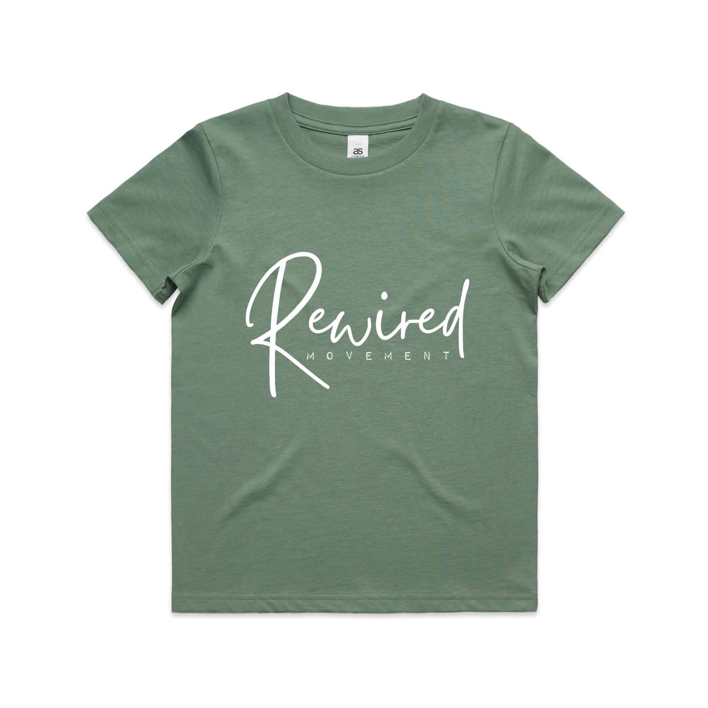 Kids - Rewired - Running Writing (AS Colour - Youth Staple Tee)
