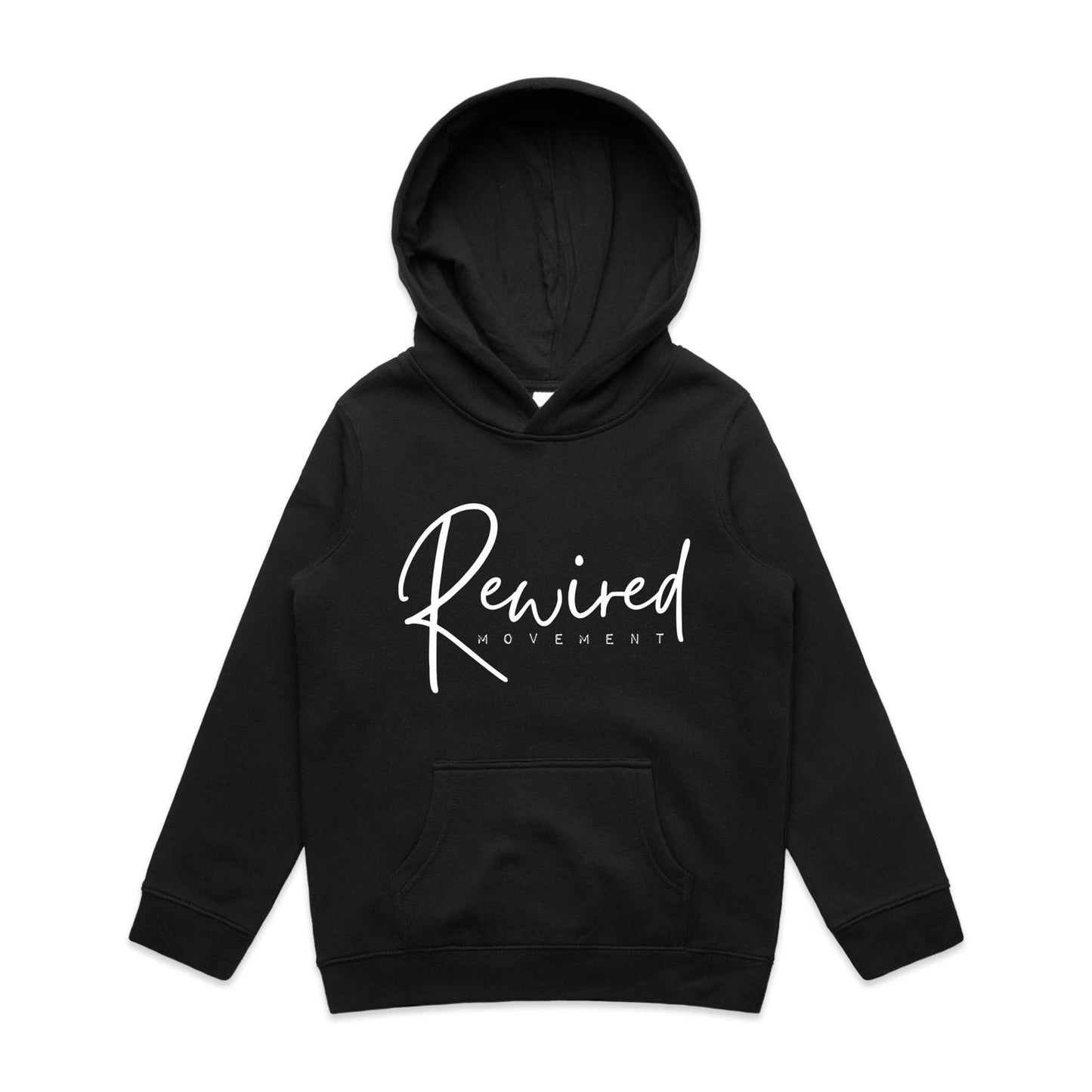 Kids - Rewired - Running Writing (AS Colour - Youth Supply Hood)