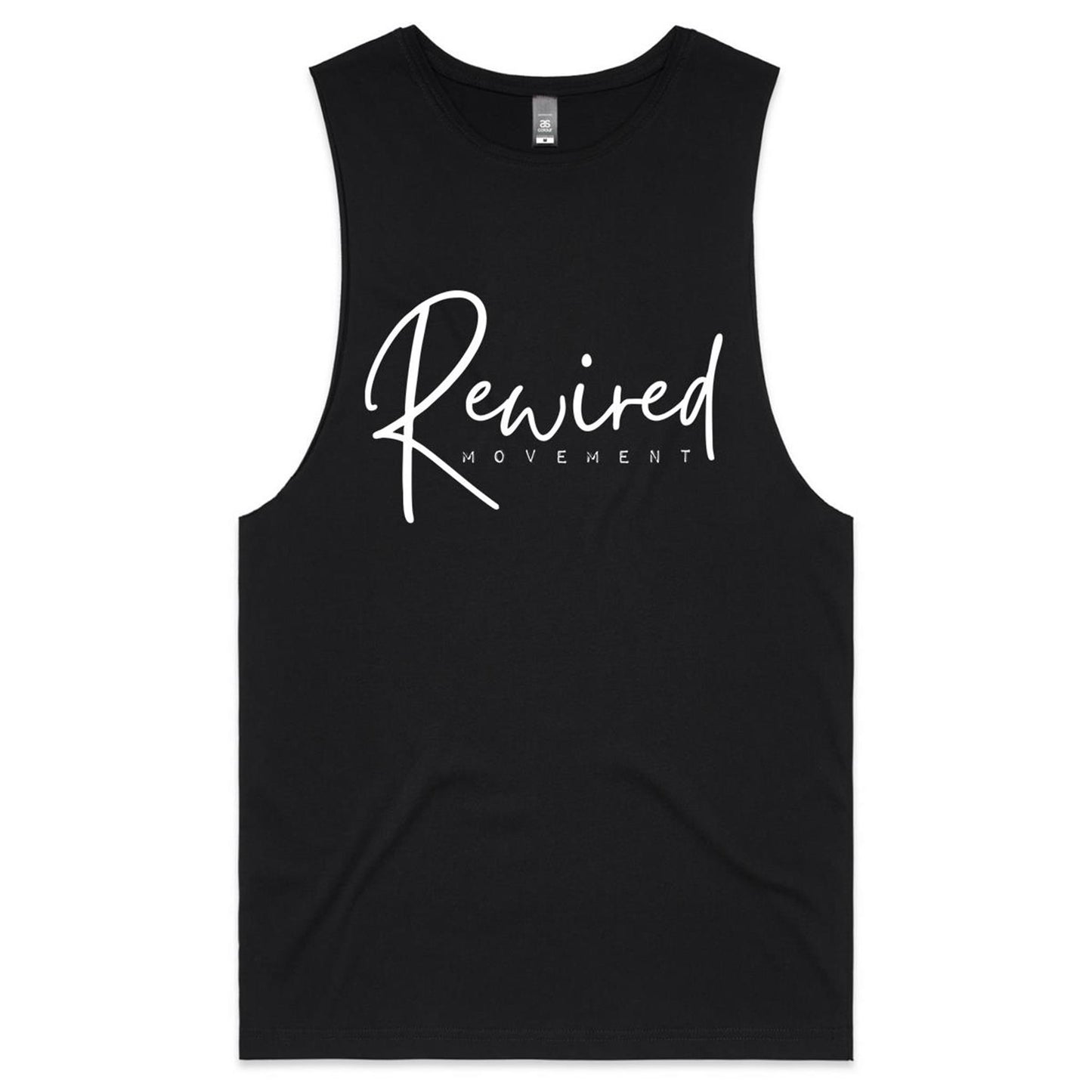 Rewired - Running Writing (AS Colour Barnard - Mens Tank Top Tee)