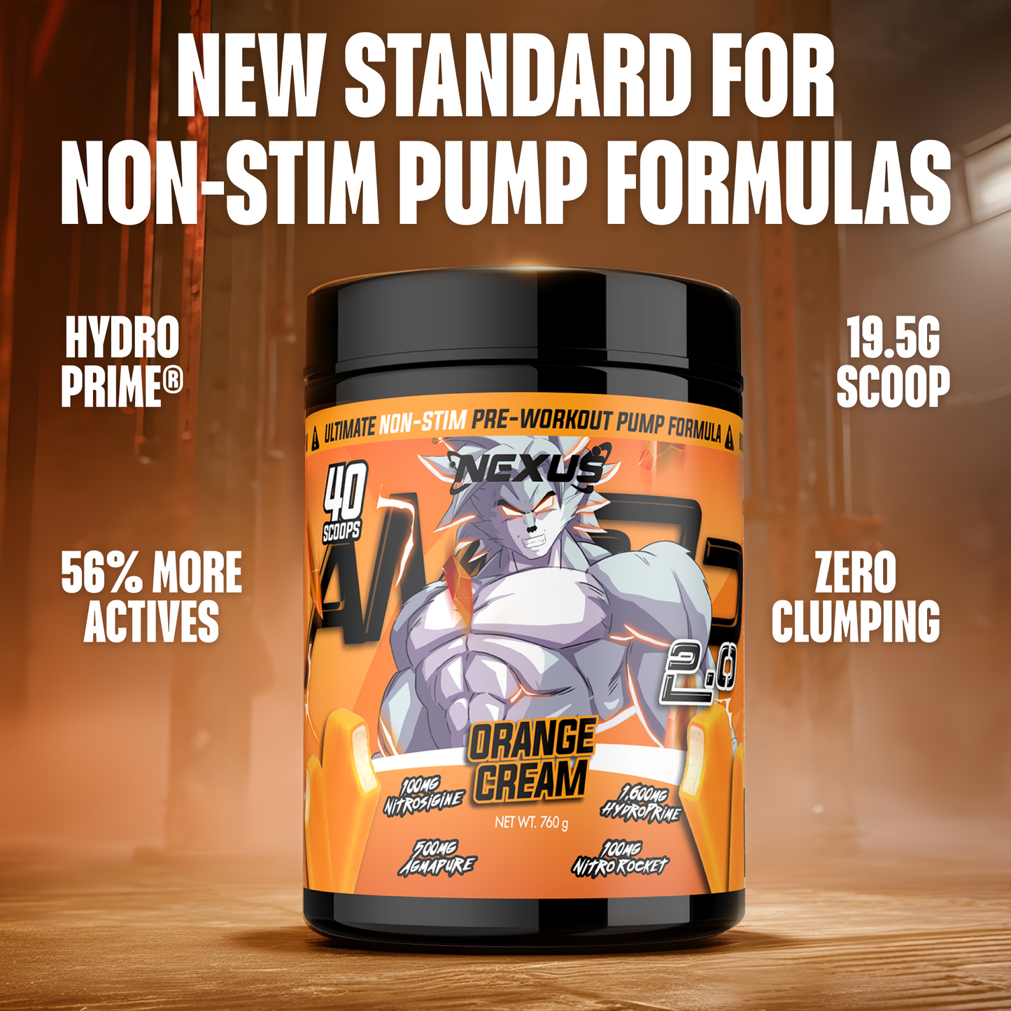 AMP3D 2.0 Non-Stim Pre-Workout