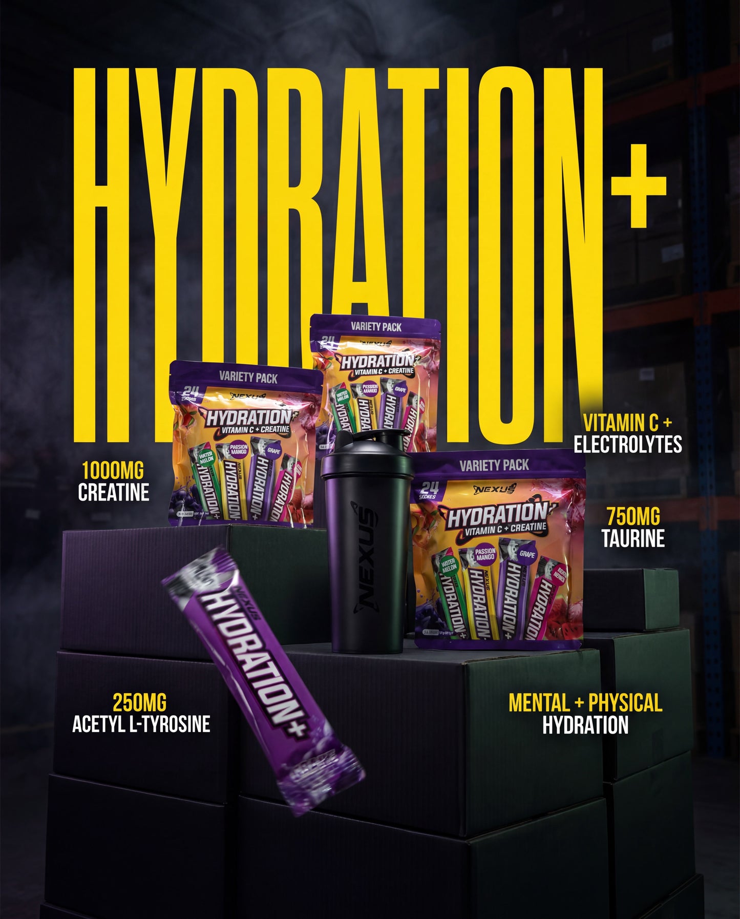 Hydration + Vitamin C + Creatine by Nexus Sports Nutrition