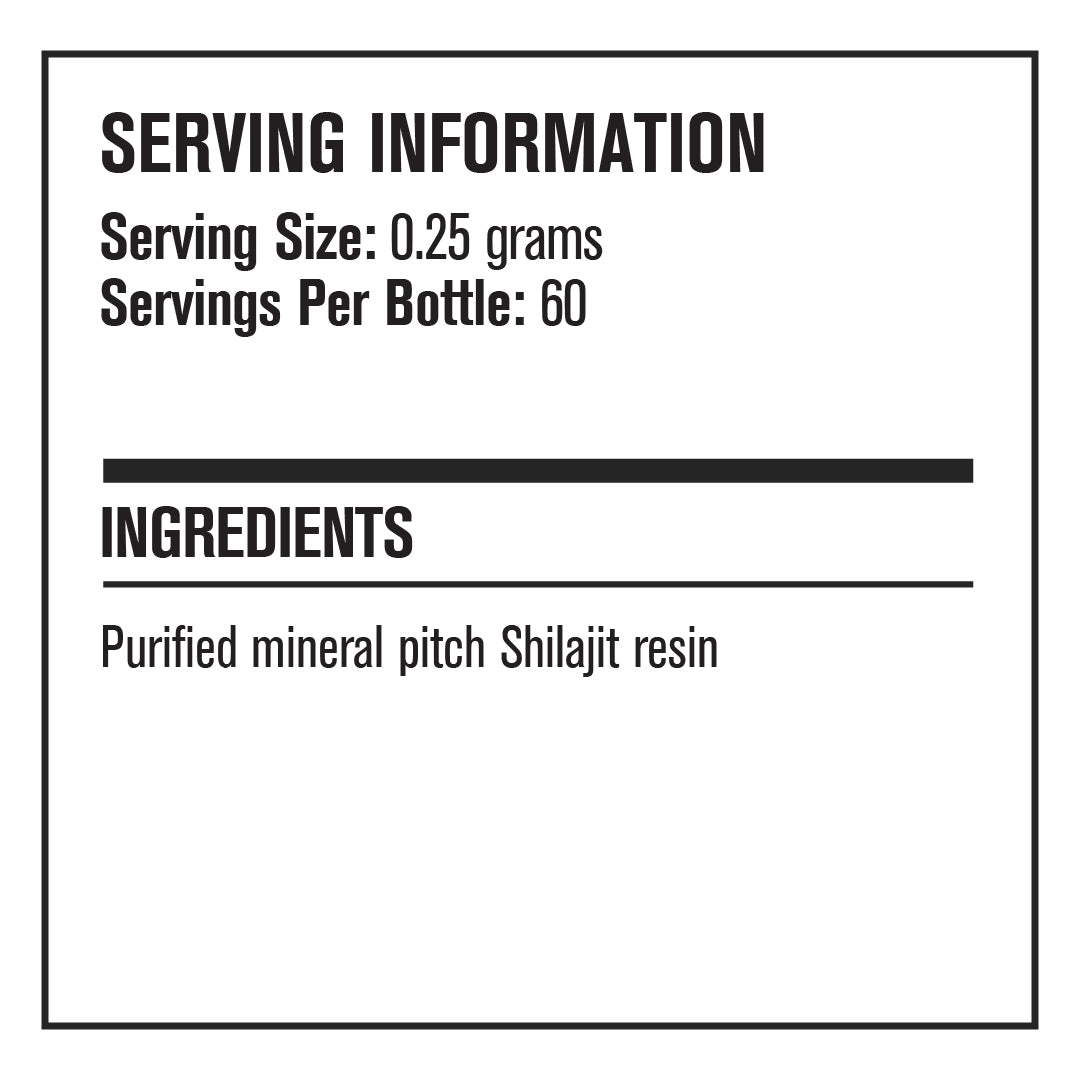 Shilajit Pure Resin