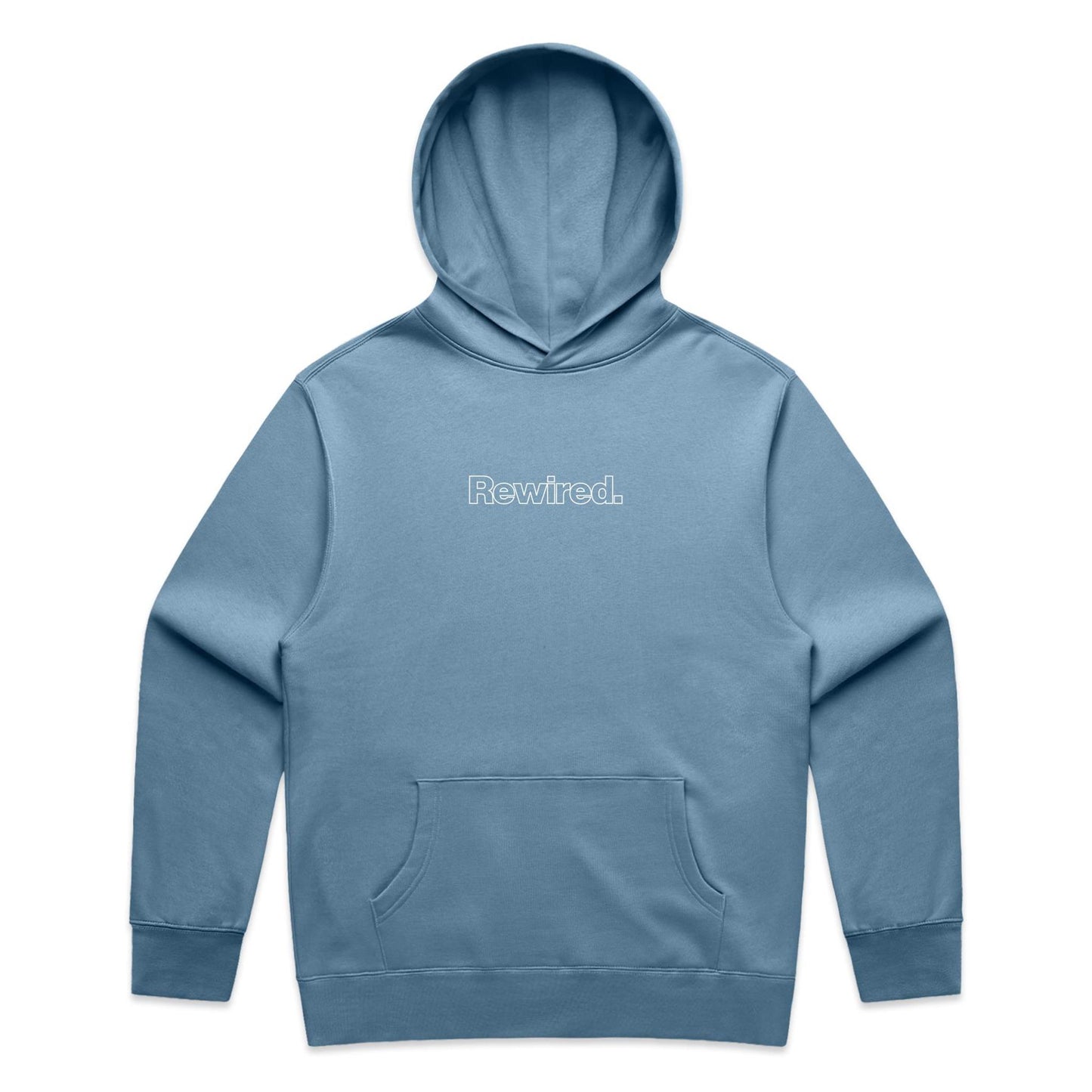 Rewired Our Happy Place Grey (AS Colour Relax Hood - Unisex)