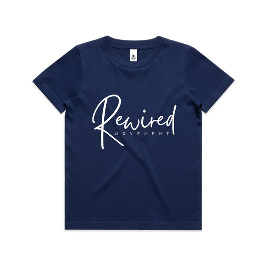 Kids - Rewired - Running Writing (AS Colour - Youth Staple Tee)