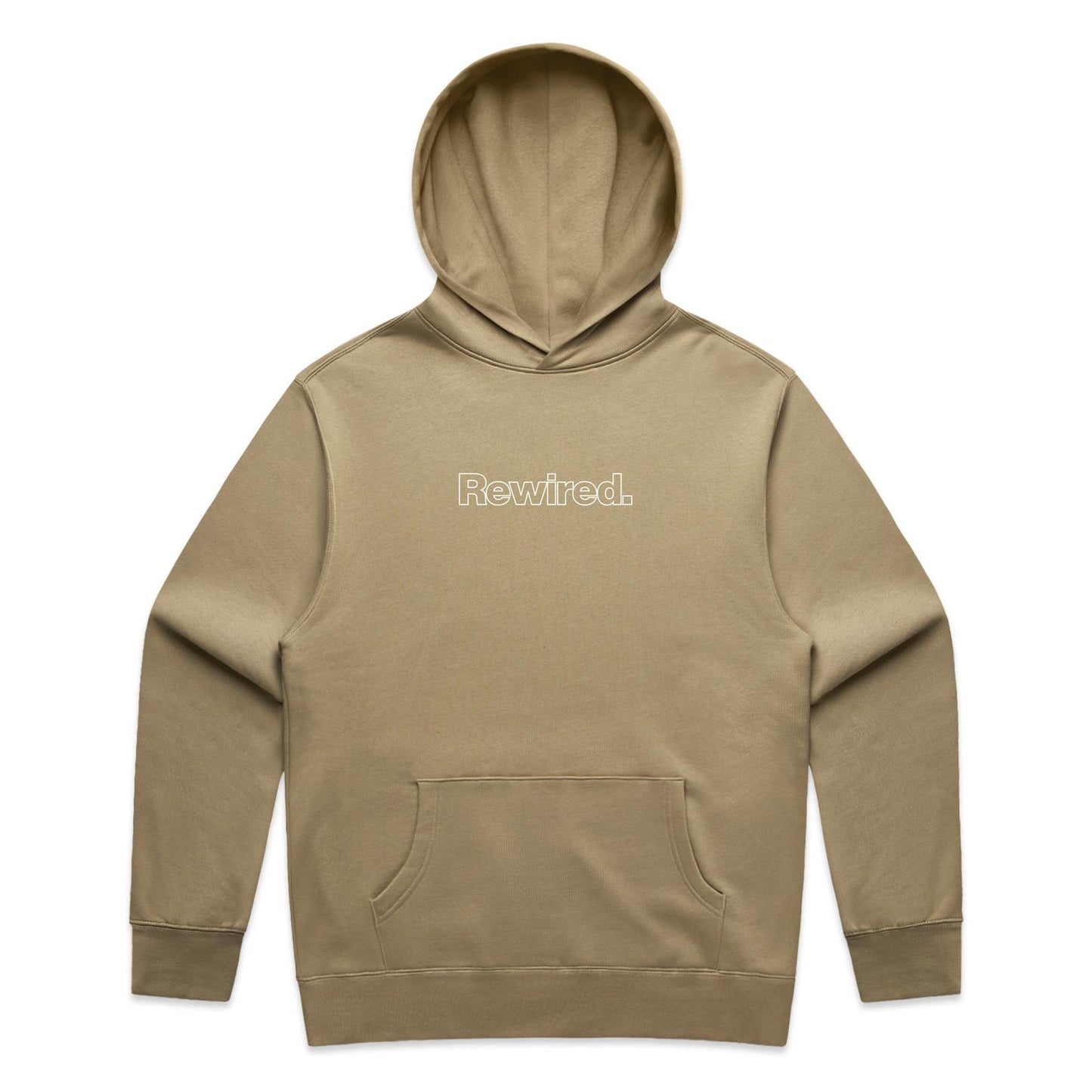Rewired Our Happy Place Pink (Front and Back Design) - AS Colour Relax Hood - Unisex
