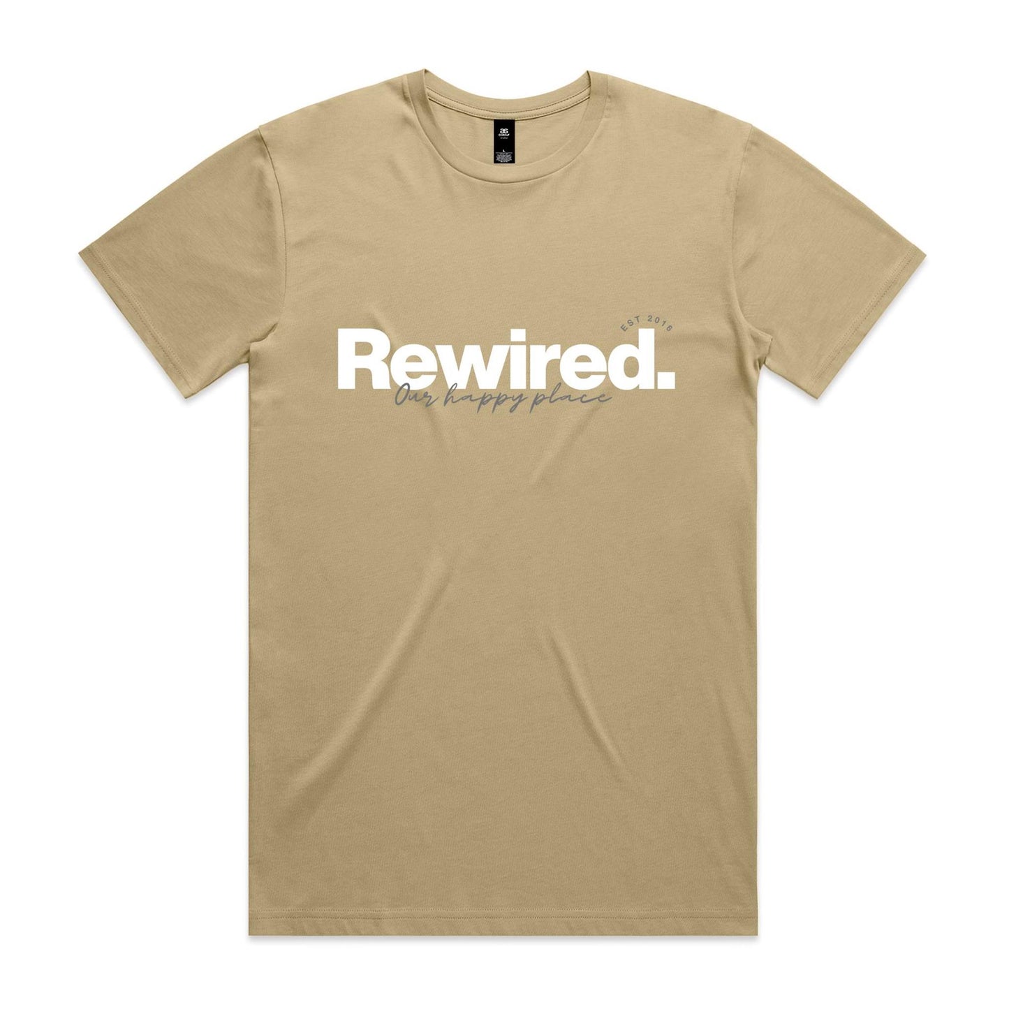 Our Happy Place (Grey) AS Colour Mens/Unisex Staple Tee