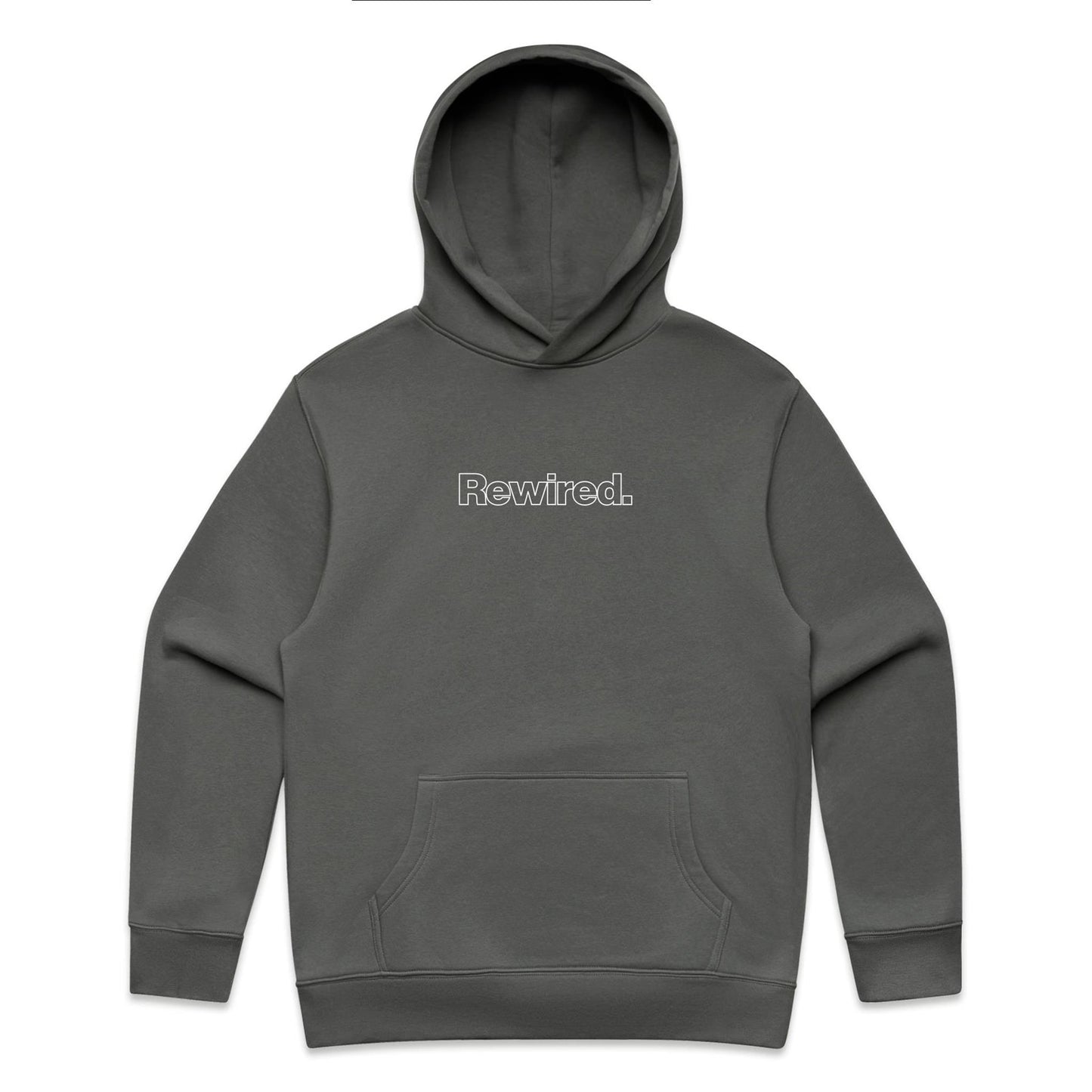 Rewired Our Happy Place Pink (Front and Back Design) - AS Colour Relax Hood - Unisex
