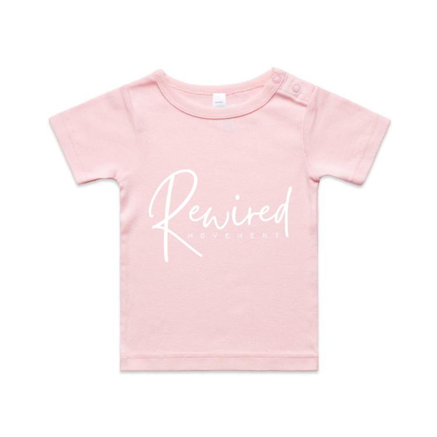 Baby - Rewired - Running Writing (AS Colour - Organic Infant Wee Tee)
