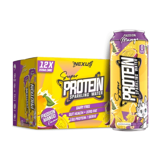 Super Protein Water RTD: Passion Mango (12 Pack)