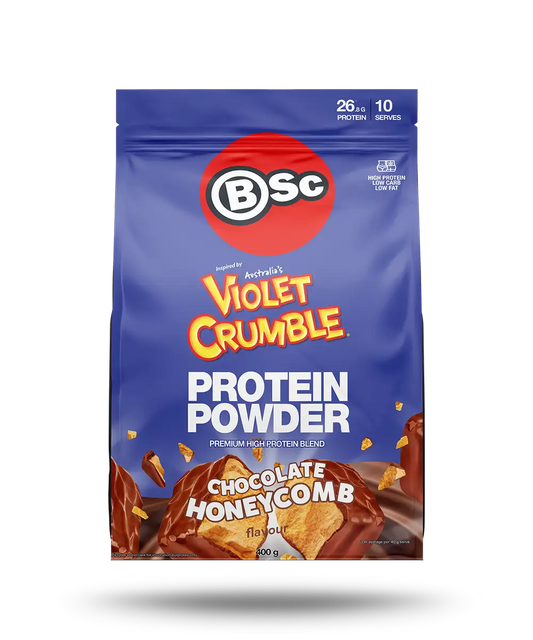 BSc x Violet Crumble Protein Powder