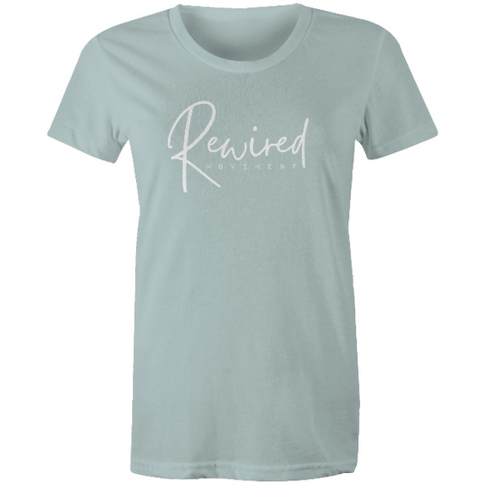 Women's Running Writing Tee - (AS Colour Women's Maple Tee 4001)