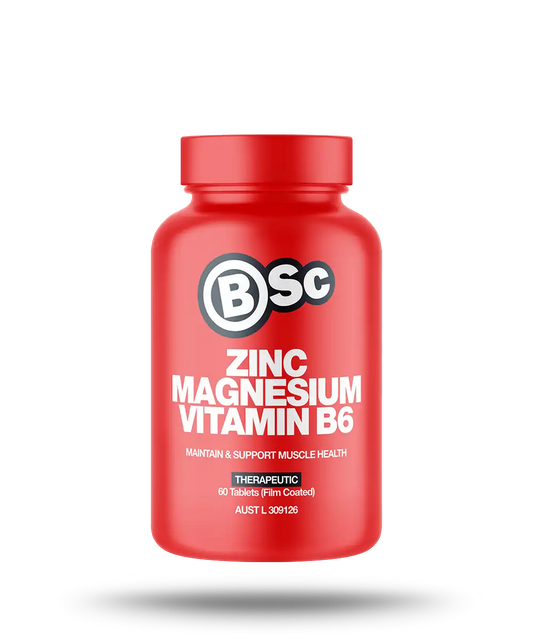Zinc Magnesium Vitamin B6 60 Tablets
